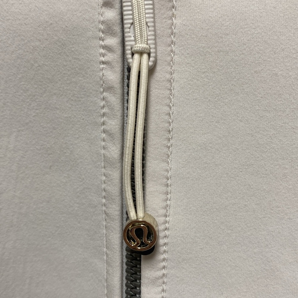 Lululemon collarless fleece zip up jacket size 10 - Picture 5 of 6